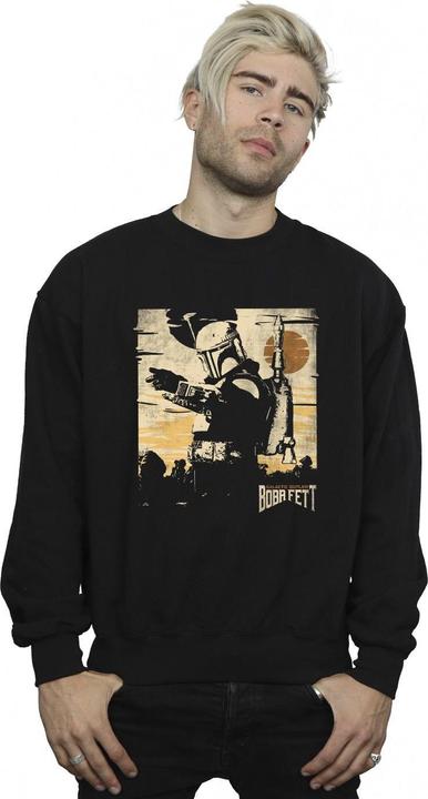 Actual product image Star Wars Mens The Book Of Boba Fett Points Sweatshirt (L)
