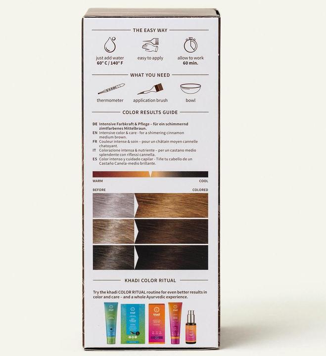 Actual product image Khadi Plant hair colour (Brown)