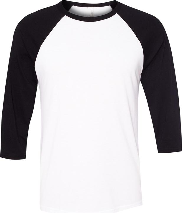 Bella Canvas Canvas Baseball TShirt 34Ärmel