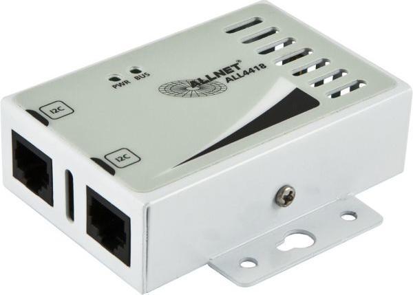 Allnet Sensore MSR ALL4420 / Sensore di umidità e temperatura in custodia *bianco*.
