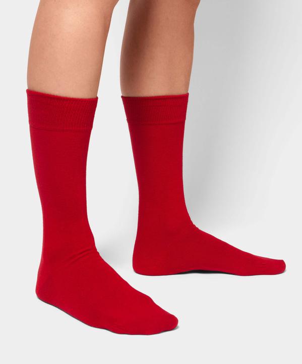 DillySocks Smooth Ferrari Red Pack (3er Pack, 41 - 46)