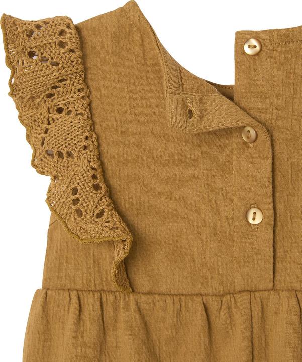 Actual product image Vertbaudet Mädchen Baby Overall mit gehäkeltem Oberteil (74)