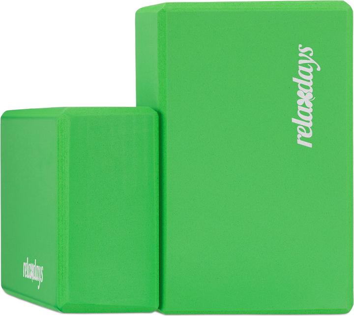 Actual product image Relaxdays Set of 2 Yoga Blocks