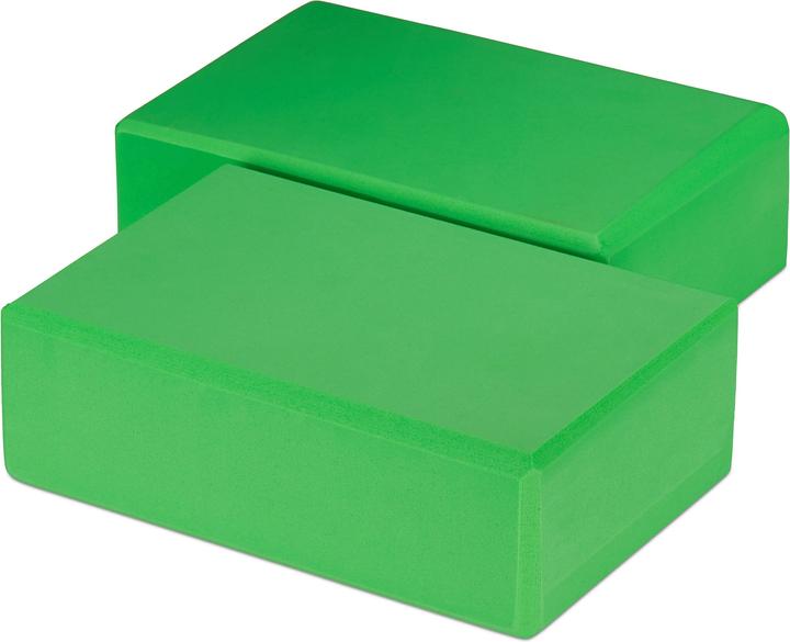 Actual product image Relaxdays Set of 2 Yoga Blocks