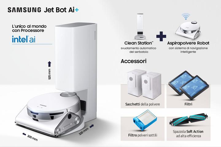 Image du produit Samsung Jet Bot AI+ Aspirateur robot (Robot vacuum)