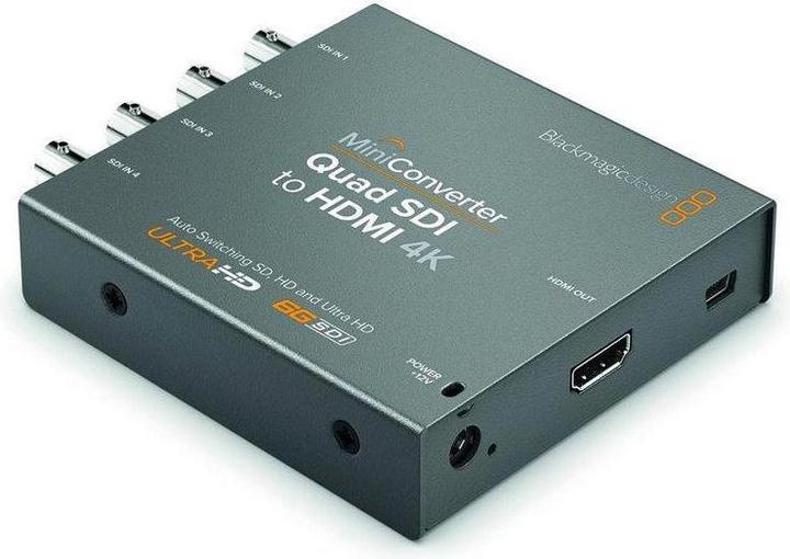 Blackmagic Design Mini Converter Quad SDI-HDMI 4K (Digitale -> Digitale)