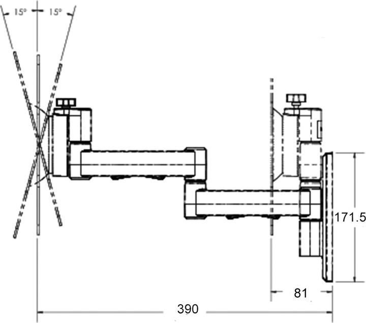 Immagine prodotto Sanus MF215 (Muro, 39", 27.22 kg)
