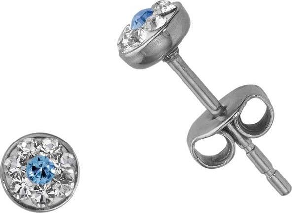 Bijouteria Ohrstecker (Edelstahl, Kristall)