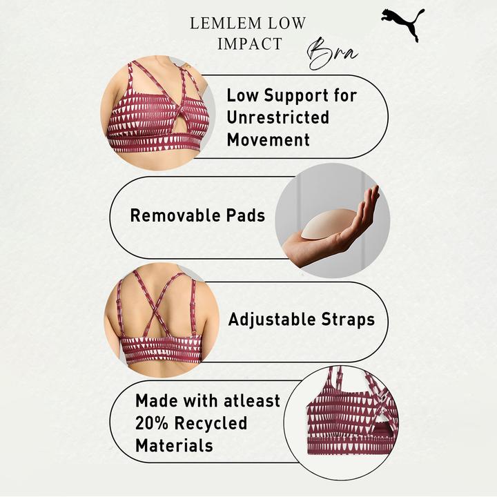 Image du produit Puma Lemlem Low Impact Bra (M)
