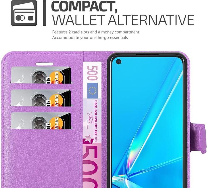 Produktbild Cadorabo Book mit Standfunktion Cover (Oppo A92)