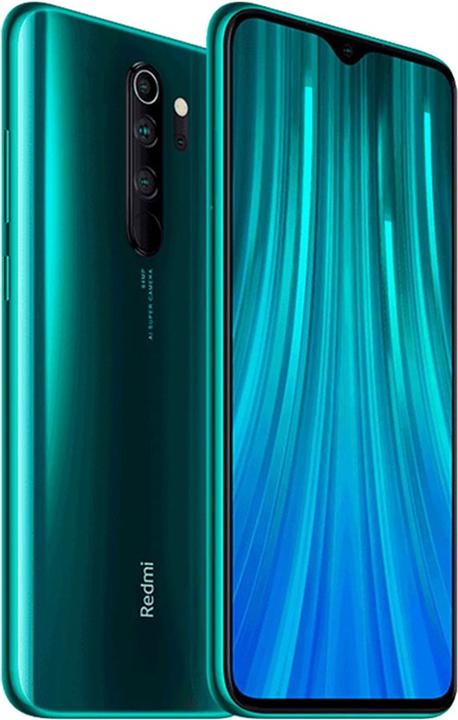 Produktbild Xiaomi Redmi Note 8 Pro (128 GB, Forest Green, 6.53", Hybrid Dual SIM, 64 Mpx, 4G)