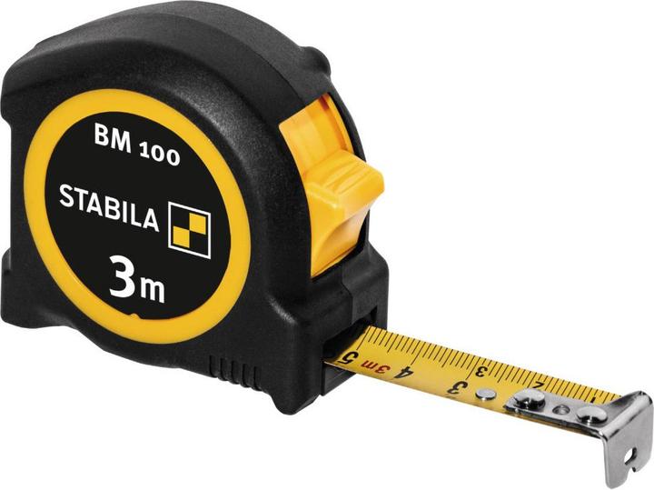 Produktbild Stabila Taschenbandmass BM 100, metrische Skala (Metrisch)