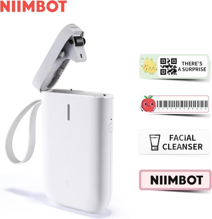 Produktbild Niimbot Mobilna drukarka termiczna do etykiet D11 Biała