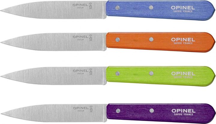 Immagine prodotto Opinel Set di coltelli da cucina No. 112 4 pezzi colorati (9.50 cm)