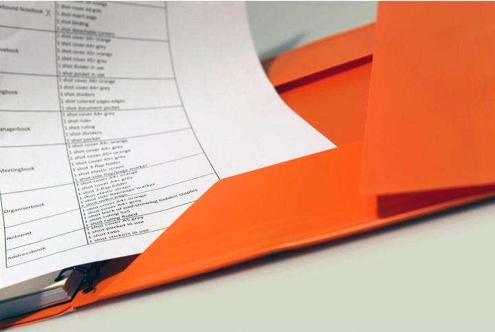 Actual product image Oxford Meetingbook (A4, Checked, Soft cover)