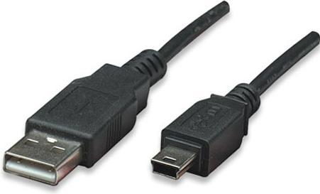 Produktbild Digitus USB A – USB Mini B (1 m, USB 2.0)