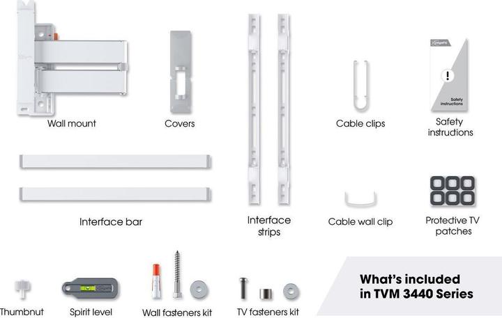 Produktbild Vogels TVM 3445 (Wand, 65", 25 kg)