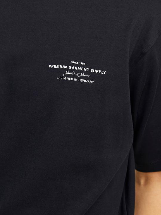 Actual product image Jack & Jones Jprblachad Branding Ss Crew Neck Tee Sn (XL)
