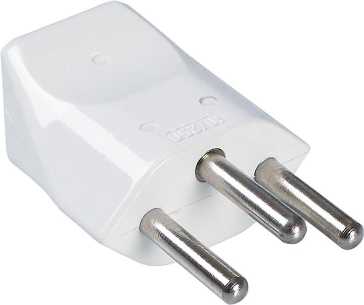Produktbild Bachmann safety plug Switzerland CH 10A / 250V white