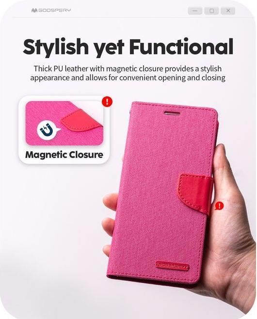 Produktbild Goospery Canvas Diary Series (Apple iPhone 16 Pro)