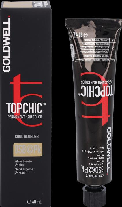 Actual product image Goldwell Topchic Elumenated (8SB@PK - silver blonde elumenated brown copper)