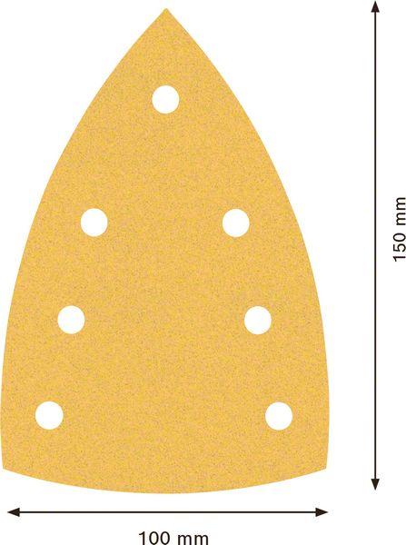 Produktbild Bosch Professional Zubehör EXPERT C470 Schleifpapier, 100 x 150 mm, G 120, 50 Stück (G120)