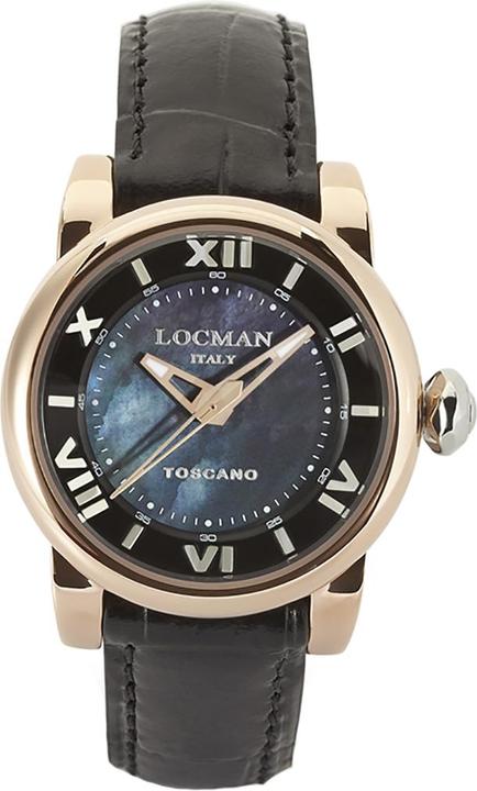 Image du produit Locman Italy Unisexe Toscano noir Ref 0595 (Montre analogique)