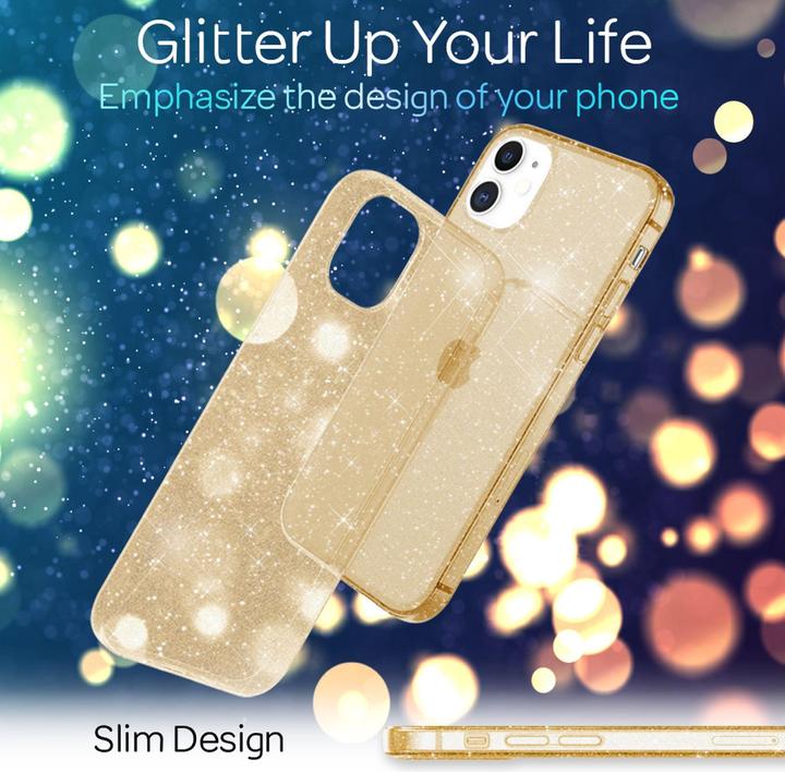 Produktbild Nalia Glitzer Handyhülle (Apple iPhone 12)