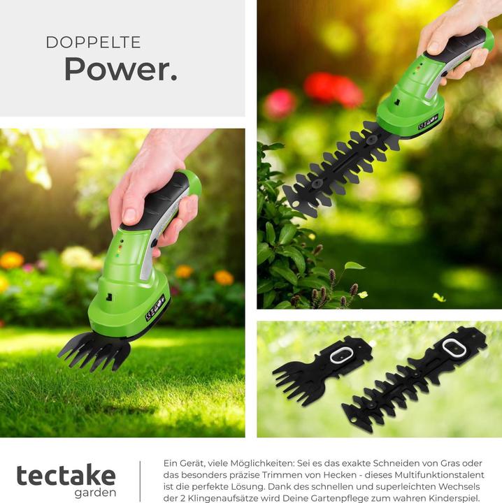 Actual product image tectake Hedge trimmer (Cordless hedgecutters)