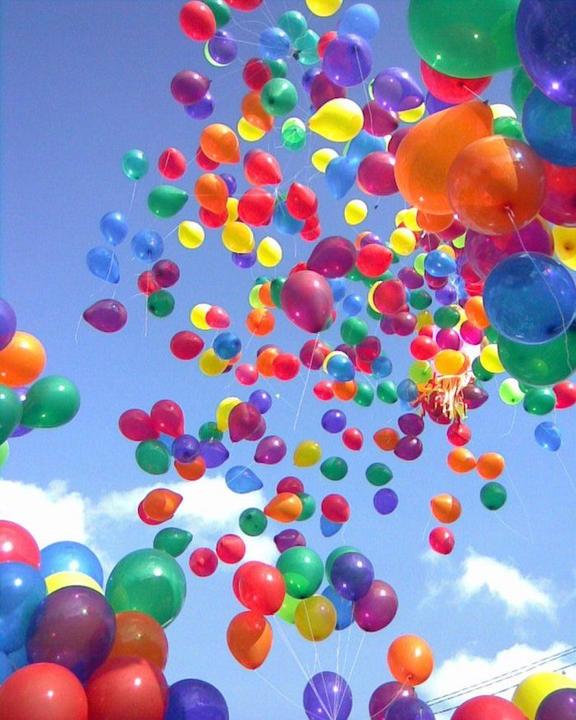 Produktbild CFH Helium Set HS904 Regenbogenfarben 30 Ballons (30 x)