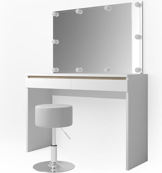 Produktbild Vicco Emma mit Hocker und Beleuchtung (120 x 42 x 83 cm)