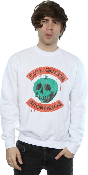 Actual product image Disney Mens Poisonous Skull Apple Sweatshirt (M)