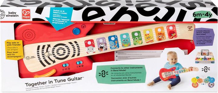 Immagine prodotto Hape Chitarra Deluxe Magic Touch (collegata) FSC (Italiano, Inglese, Tedesco, Francese)