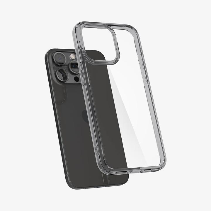 Immagine prodotto Spigen Custodia Ultra Hybrid per iPhone 15 Pro - grigio trasparente (Apple iPhone 15 Pro)