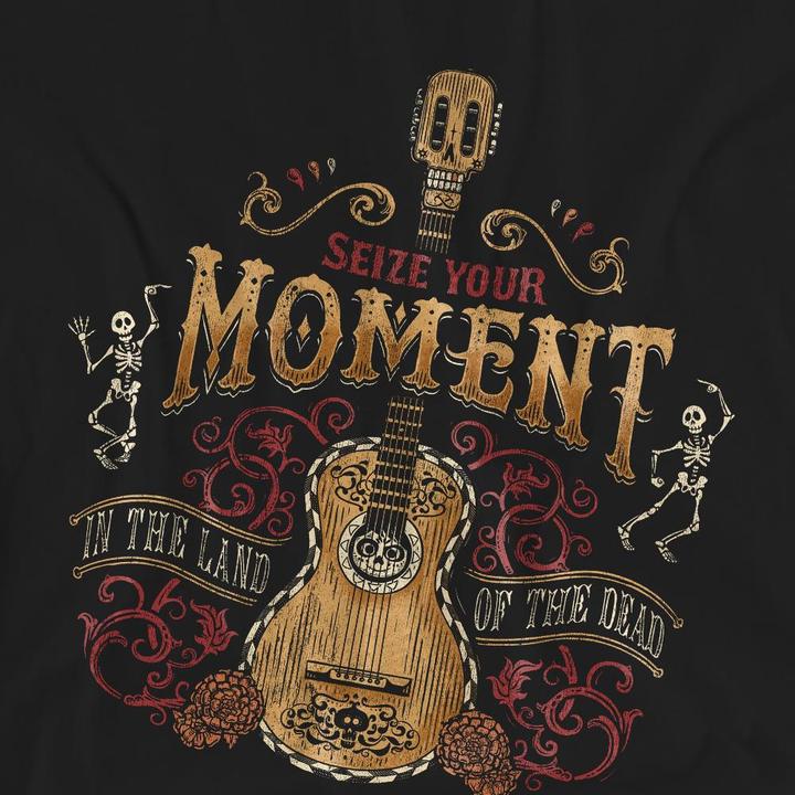 Actual product image La Maison du Coco Unisex Adult Seize Your Moment In The Land Of The Dead T-Shirt (XXL)