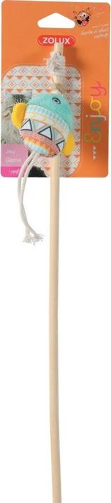 Produktbild Zolux Cat toy, fishing rod KALI fish, green color (Katzenminzespielzeug)