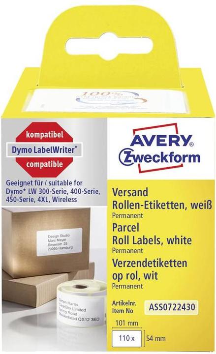 Actual product image Avery Roll labels