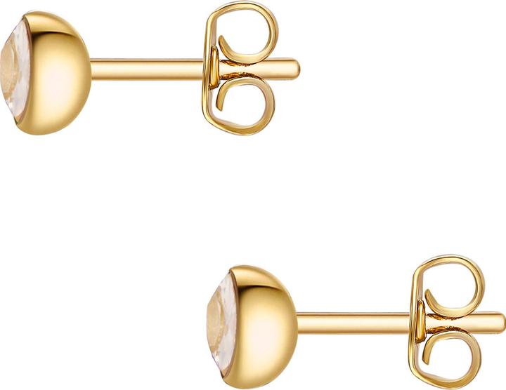 Image du produit Glanzstücke München Femmes argent sterling cristal de roche or jaune - 28689 (Argent Sterling)