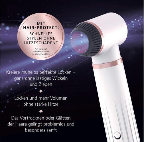 Image du produit My Beauty Light My Beauty Styler Multistyler Haartrockner mit 8 Aufsätzen, Anthrazit