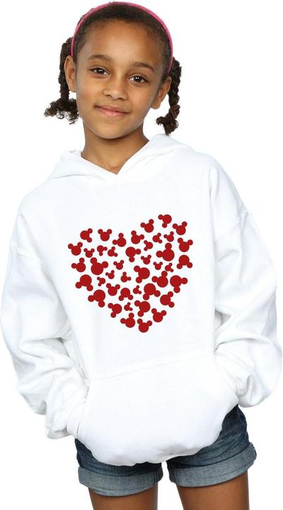 Produktbild Disney Mickey Mouse Heart Silhouette Kapuzenpullover Mädchen (140, 146)