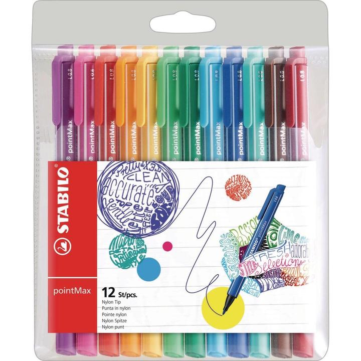 Actual product image STABILO Fibre pen pointMax (Multicolor, 12 x)