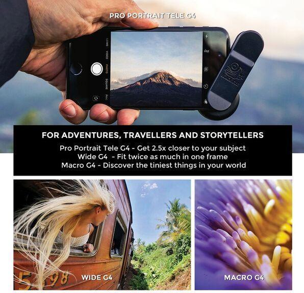 Produktbild Black Eye Travel Kit G4 Objektiv