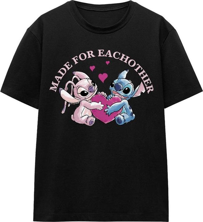 Immagine prodotto Lilo & Stitch Made For Each Other Maglietta Adulto Unisex (XL)