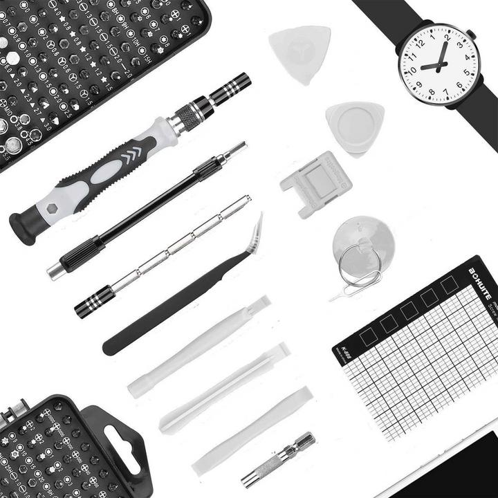 Image du produit Apfelkiste Kit de réparation professionnel pour appareil mobile - Tournevis & outil d'ouverture avec boîte de
