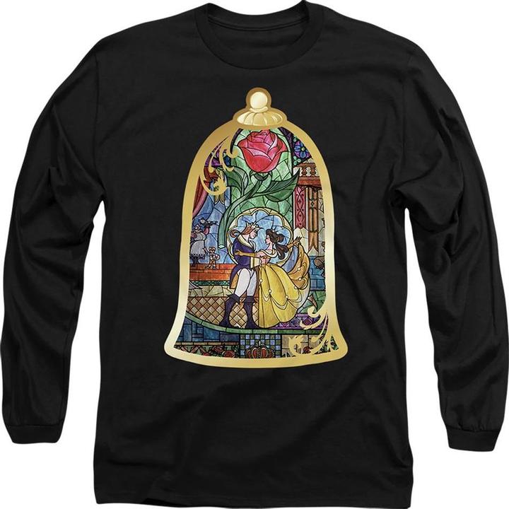 Immagine prodotto Beauty And The Beast Maglietta Vetro Colorato Adulto Unisex (M)