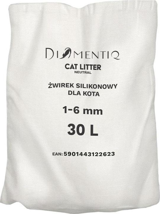 Immagine prodotto Diamentiq Neutro - Lettiera per gatti - 30 litri (Antibatterico, Assorbimento rapido, Non agglomerante, Non spolverare, 28 kg)