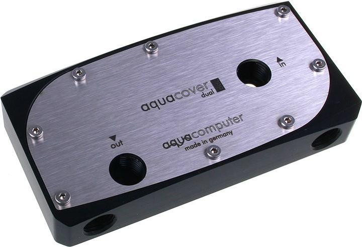 Actual product image Aqua Computer aquacover dual DDC, cover for and Swiftech-