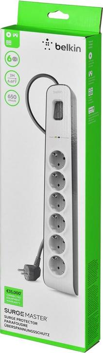 Produktbild Belkin Surgemaster (6 x, CEE 7/3, 2 m)