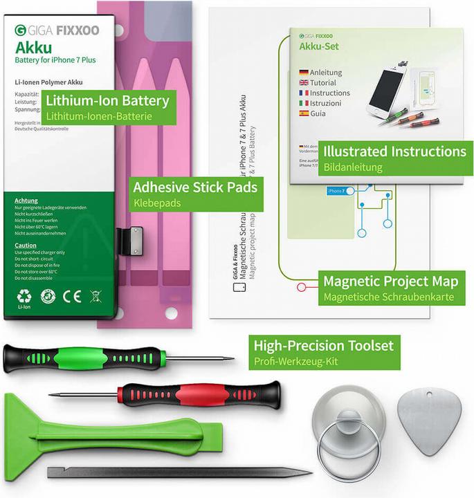 Image du produit Giga Fixxoo Kit de réparation de la batterie