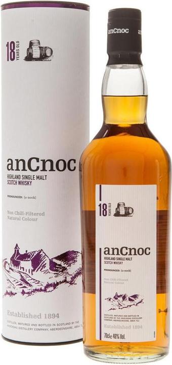 Produktbild AnCnoc 18 Years Old Highland (Single Malt, 1 x 70 cl)
